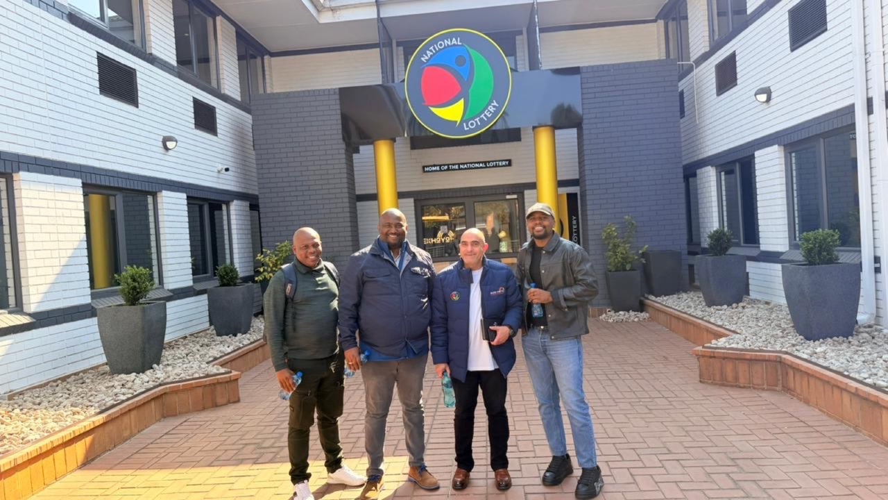 The Khula team with national partners at the Home of the National Lottery.